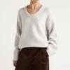 Europe, America, Autumn and Winter New Loose Round Neck Long-sleeved Sweater Casual Thick Thermal Pullover Knitted Sweater Top Women