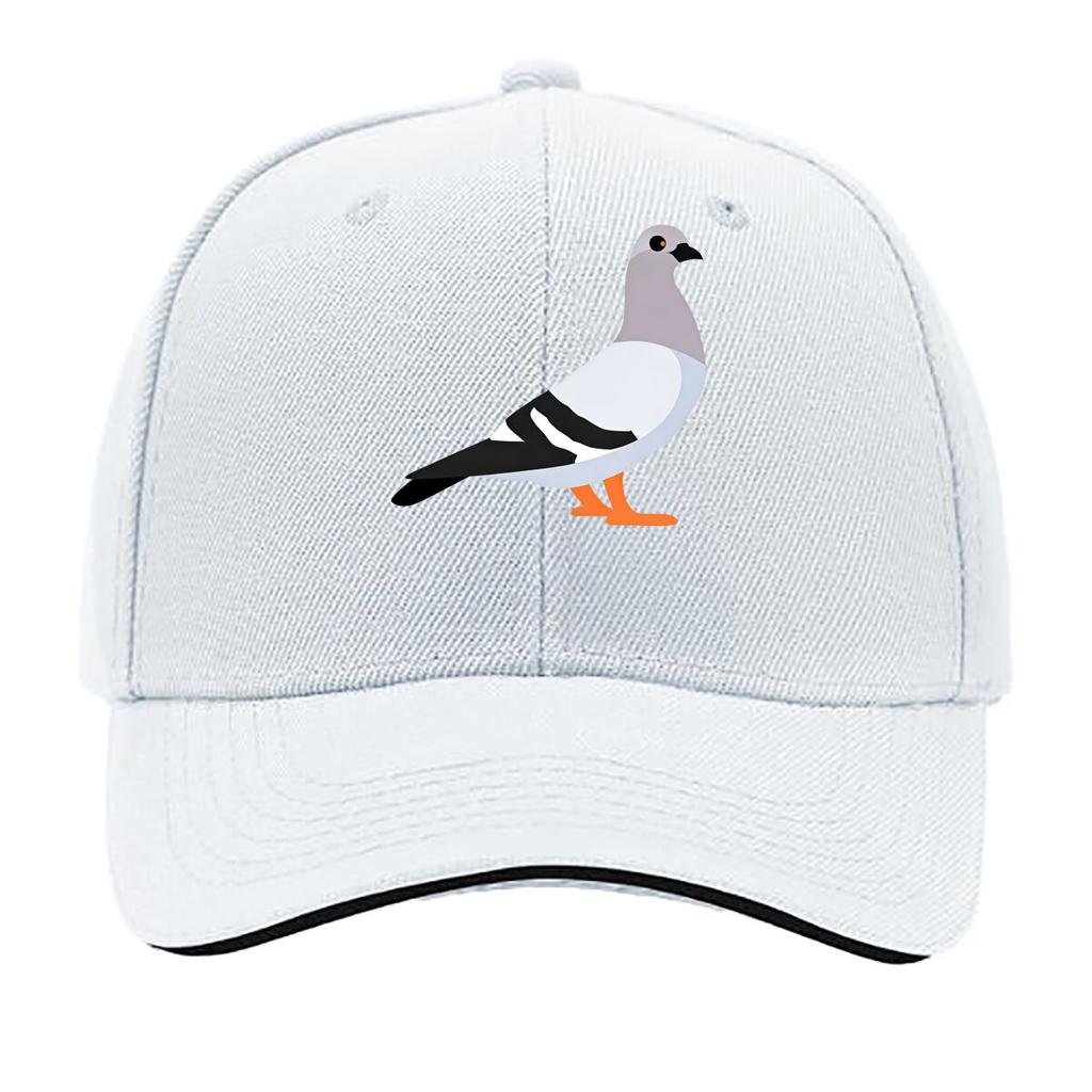 AutumnWinter Outdoor Solid Color Hat Dove Cap Vintage Unisexs and Womens Fashion Outdoor Hat Soli Sandwich Baseball Cap
