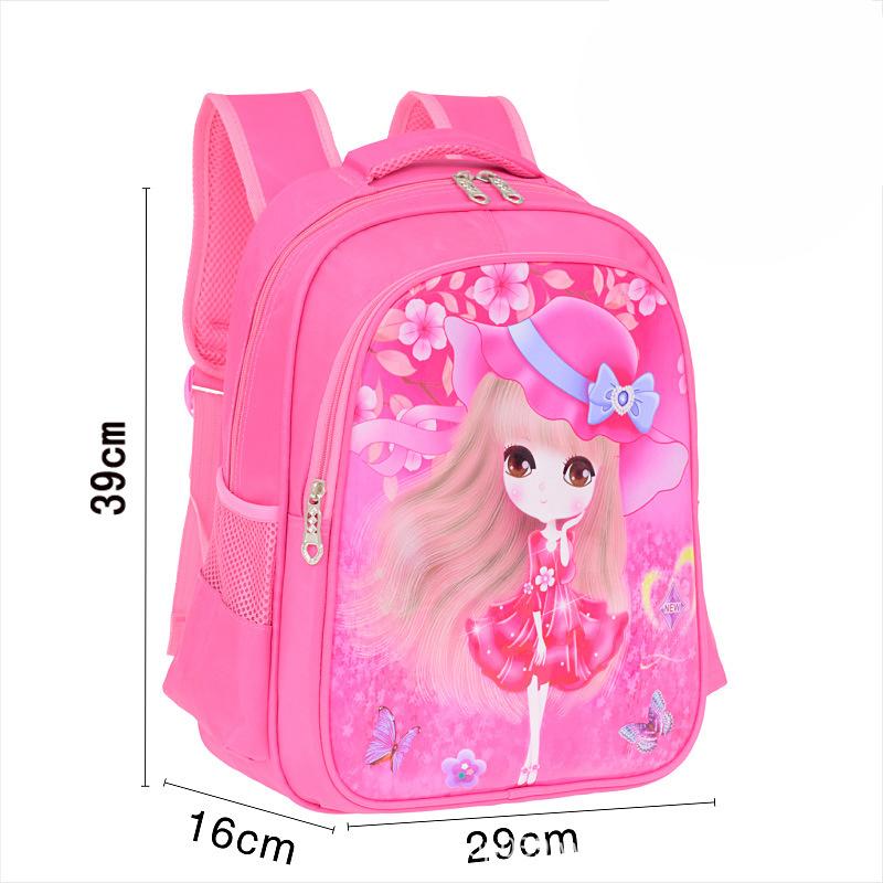 New Cartoon Cute School Backpacks For First And Second Grade Primary School Students Girls' Children'S Double Shoulder Backpacks