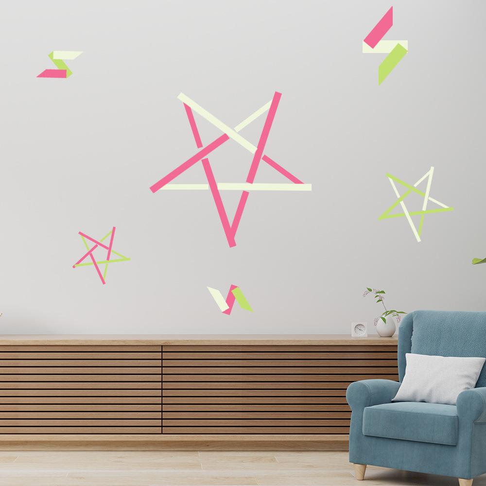 Creative DIY Glow-in-the-dark Strip Self-adhesive Fluorescent Stickers Doorway Wall Top Wall Bedroom Luminous Decoration
