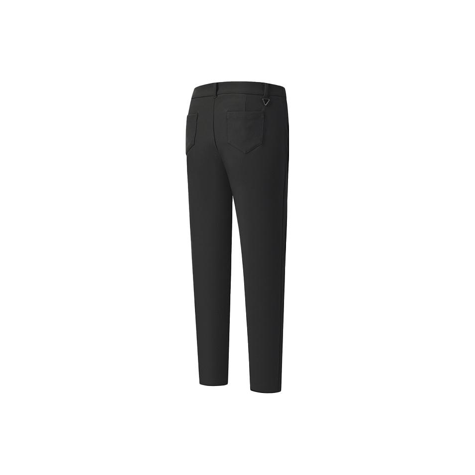 Fila Golf Series Fashion Classic Trendy Versatile Elastic Soft Comfortable Straight Leg Knit Sports Pants Women Bottoms A11W545802FBK