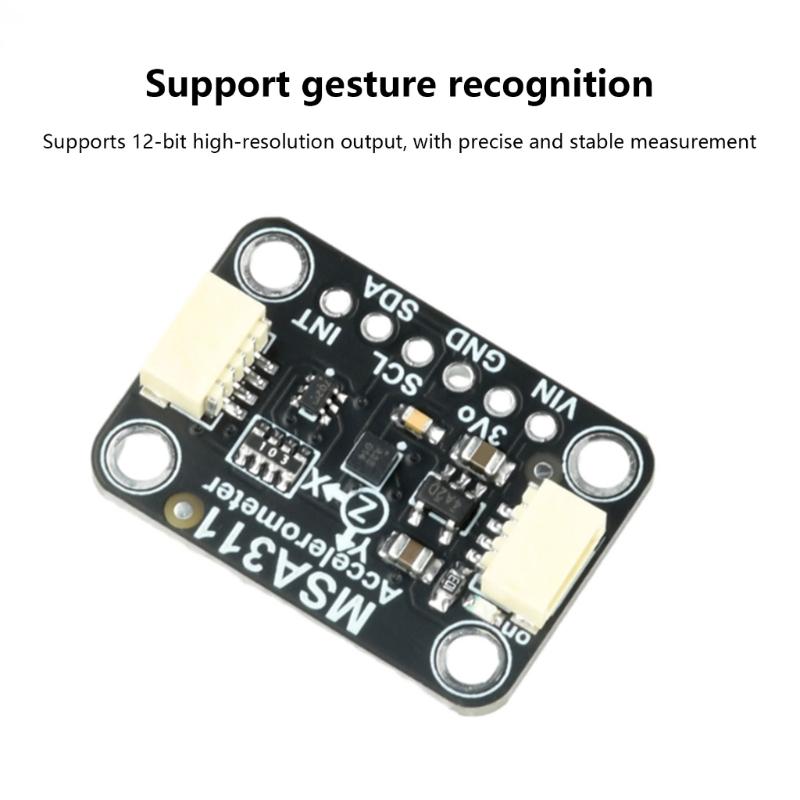 MSA311 Triaxial Accelerometer Module Low Power Consumption Supporting Gesture Recognition Tap Easy Integrate Module