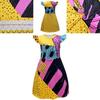 Enchanting Nightmare Before Christmas Sally Dress Costume For Girls Soft And Durable