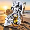 Coraline Print Beach Towel Design, Soft, Lightweight. for Home Bathroom, Spa, Pool, Yoga, Surfing, Camping, Gift for Family, Friend
