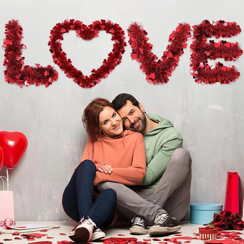 10 stücke Weihnachten Bänder Weihnachtsbaum Dekorative Lametta Party Girlanden 2M Bunte Streifen Valentinstag Hochzeit Raum Dekorationen