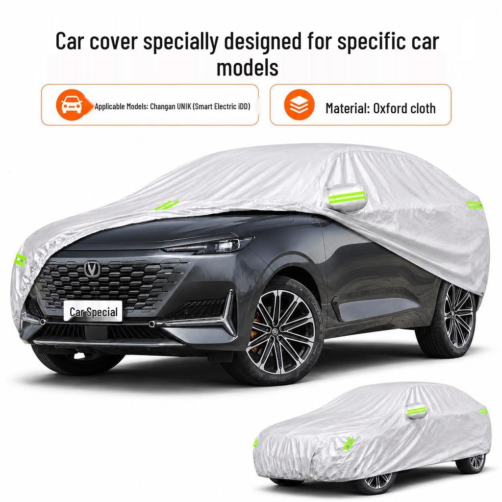 Changan UNIK Car Cover: All-Season Sun Protection, Waterproof, Heat Insulated, Oxford Cloth