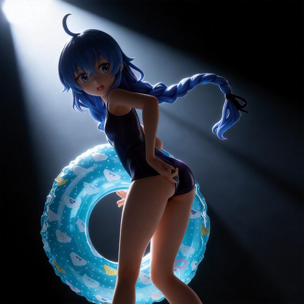 Mushoku Tensei Jobless Reincarnation Roxy Migurdia Pvc Material Pool Float Model For Desk Decor And Gift Ideas