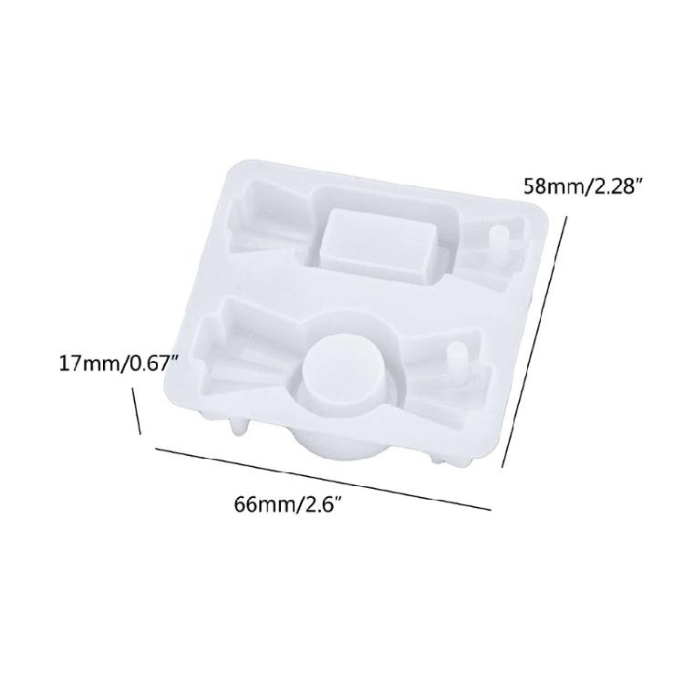 Silicone Resin Casting Molds Epoxy Quicksand Molds Resin Shaker Mold for Keychain Charm Jewelry Making Pendant Molds