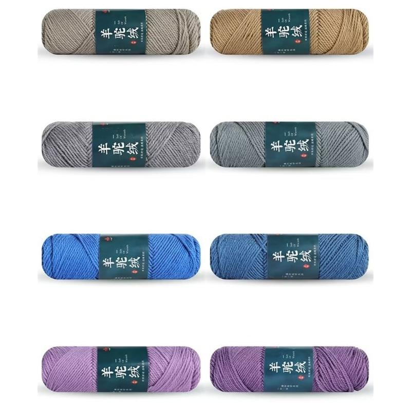 Pack Of 5 Wool Yarn 100g/Roll Knitting Wool Yarn For Sweaters Scarves Hat Glove Crocheting Rugs Knitting Project