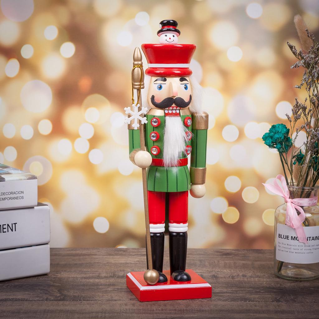 Casse-Noisette Décoratif En Bois De 15 Pouces - Idéal Pour Thanksgiving Et Noël, Pièce Festive Pour étagère Ou Table