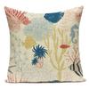 Cute Cartoon Lovely Animal Ocean Fish Octopus Polyester Sofa Home Pillows Cushion Cover For Living Room Decoration Pillowcase