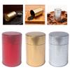 Circular Shape Tea Jar Mini Size Metal Box Organizer Tea Tin  Tea Storage