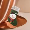 Christmas Stocking Large Plush Gift Sock Candy Bag Hanging Decoration Xmas Eve Party Home Decor