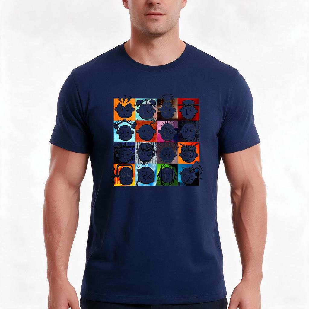 Headaches Tshirt Summer Casual Cotton Tee Oversized Streetwear Tops Vintage Graphic Print Loose Fit Short Sleeve