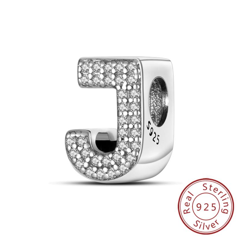 Charms Passen Auf Original Armband A-Z Alphabet Charms Perlen Kupfer 26 Buchstaben Charm Für Frauen Mädchen Diy Feiner Schmuck Geschenk