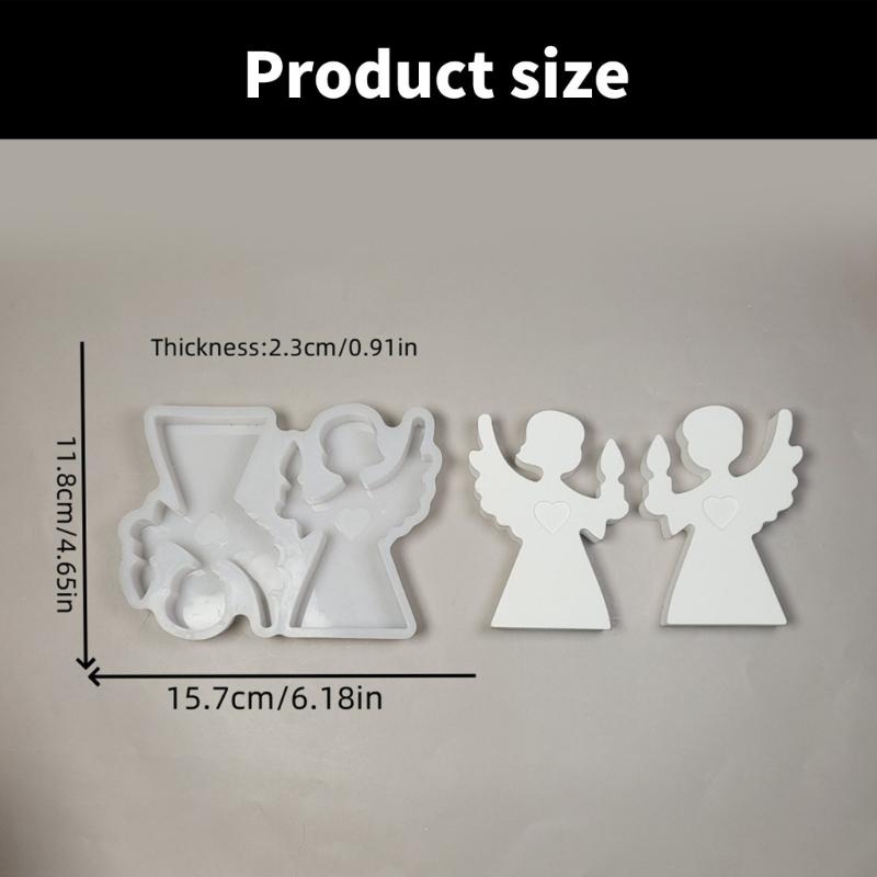 Elegant Heavenly Inspired Silicone Molds for Handmade Decorations Boy and Girl Figurines Ornament Mould Jewelry Mould