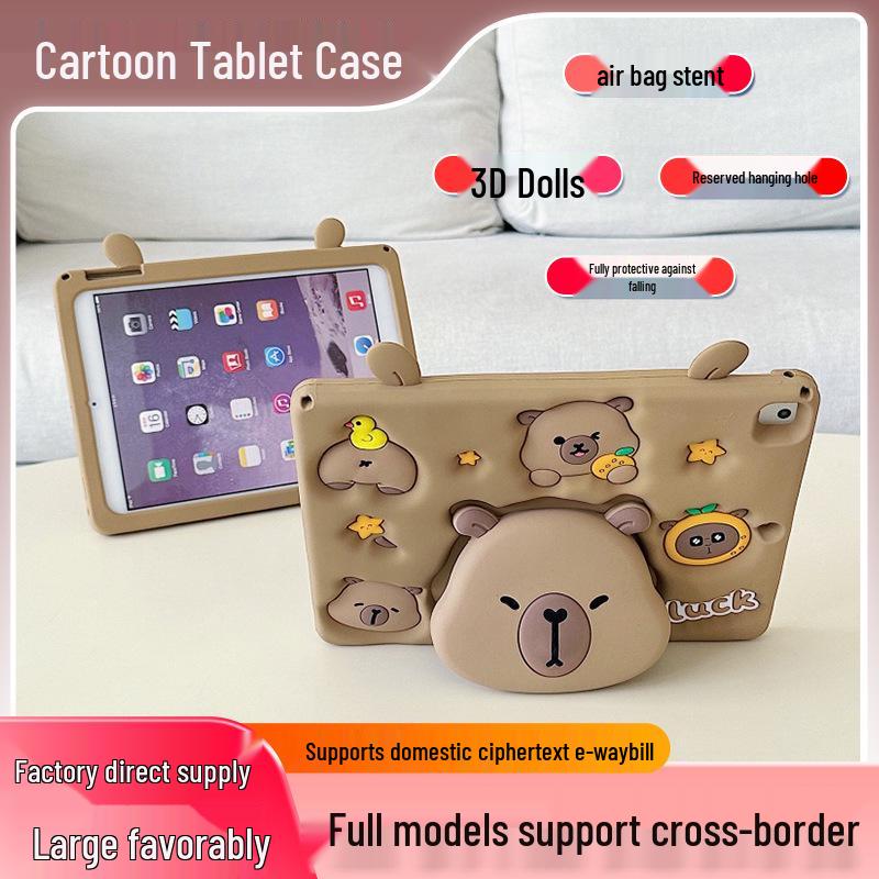 iPad 10.2 Air 11 Protective Case: Silicone Tablet Shell for Kids, Air5, 9.7, Mini 6