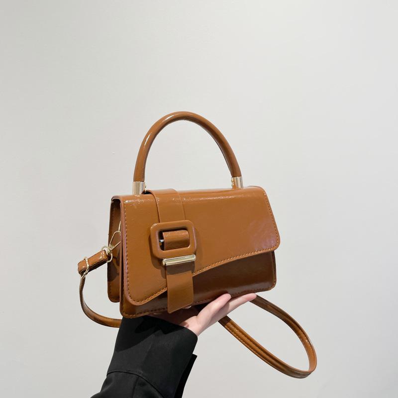 Bag New 2025 Foreign Style Crossbody Foreign Style Texture Handbag Korean Version Simple Fashion Shoulder Texture Small Square Bag