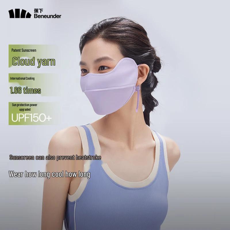 Banana Umbrella AL833 Cooling UV Protection Face Mask for Women