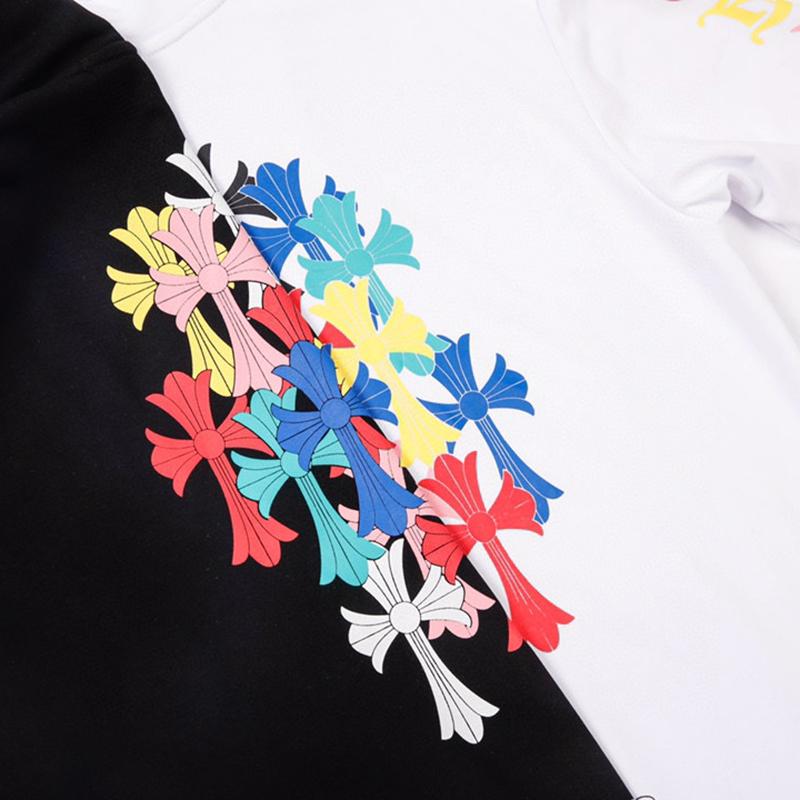 813 CHROME HEARTS 2025 Autumn and Winter New Plus Size Classic Style Logo Hooded Sweatshirt, Suitable for Couples to Wear