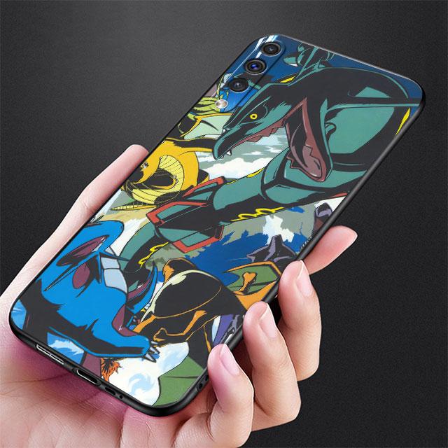 Case For Samsung Galaxy Note 20 Ultra 10 Plus A50 A70 A20 A30 A20 A20e A03 A04 A05 A10 Soft Phone Cover Pikachu Pokemon Cartoon