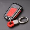 Carbon Fiber Car Key Case Bag Cover for Volkswagen VW Golf 7 MK7 Tiguan Touran 2017 for Skoda Octavia A7 RS for Seat Leon Ibiza