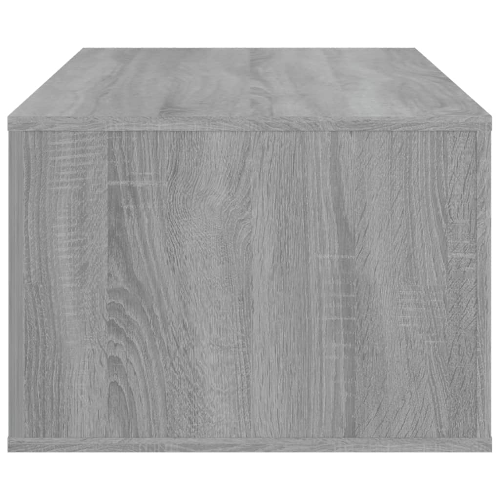  Coffee Table, Grey Sonoma Oak, 100x50.5x45 Cm