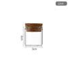 30mm Glass Bottle with Cork Seal for Incense Sticks, Floating Wishes, or Candy Storage.