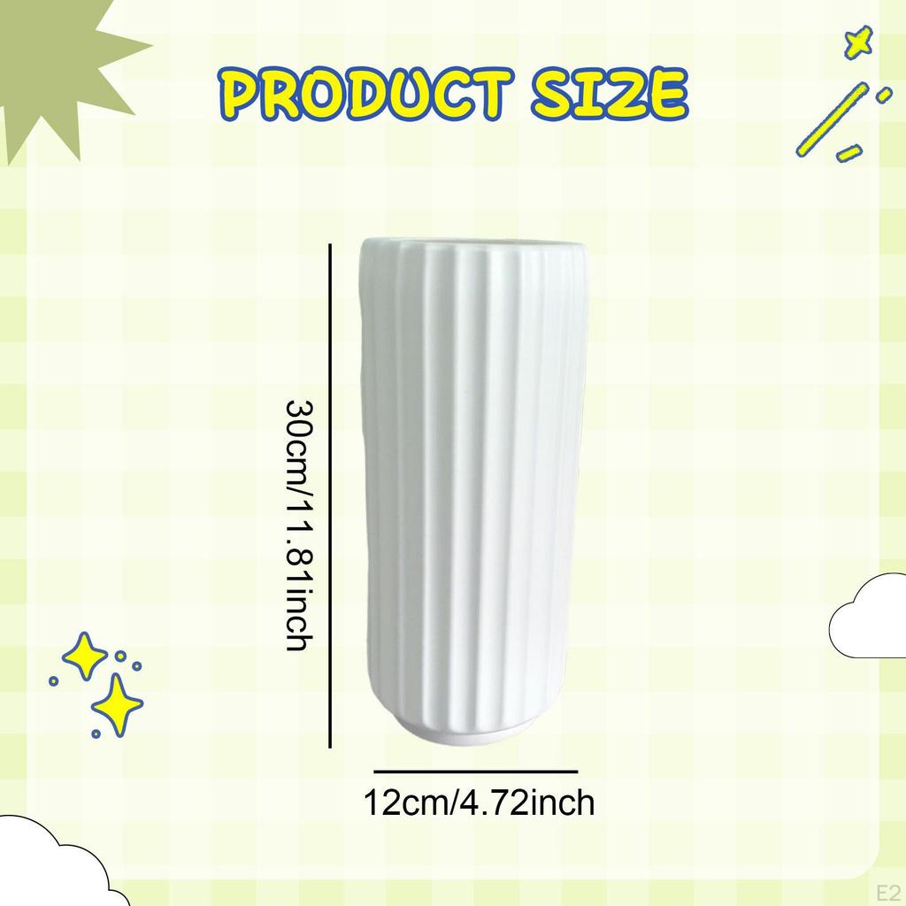 Große Bodenvase, Mittelstück für Innen- und Außenpflanzen, Heimdekoration, Blumenvase Kamin,