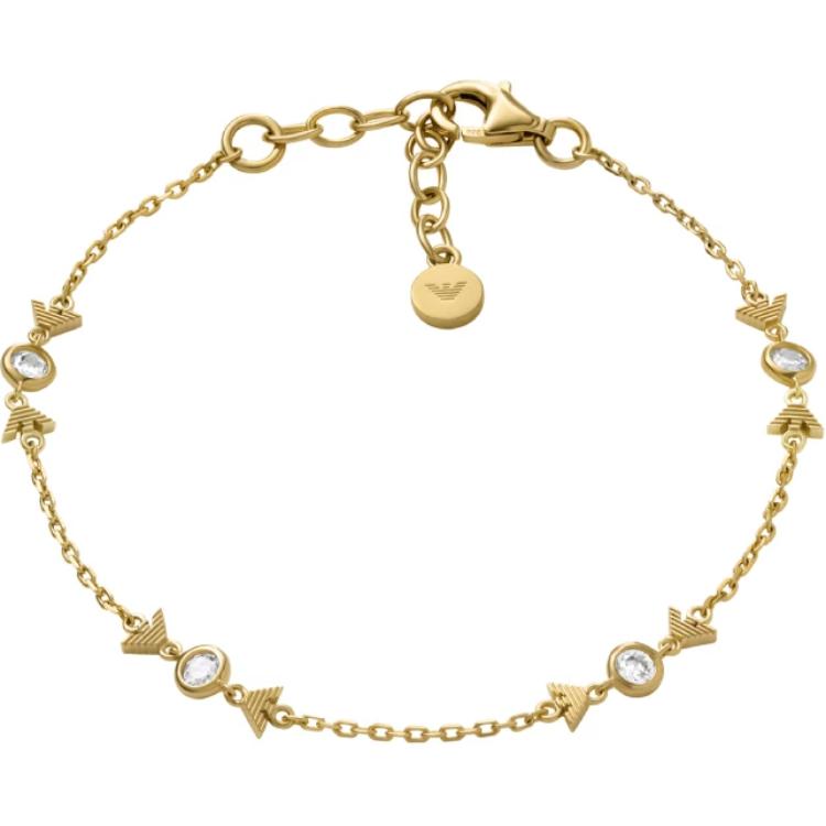 

Emporio Armani Candy Series High-End Luxury 925 Silver Bracelet Women bracelet Gold EG3619710 Basic Packaging-Box
