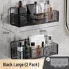 LIEI Wall-Mounted Bathroom & Kitchen Storage Shelf