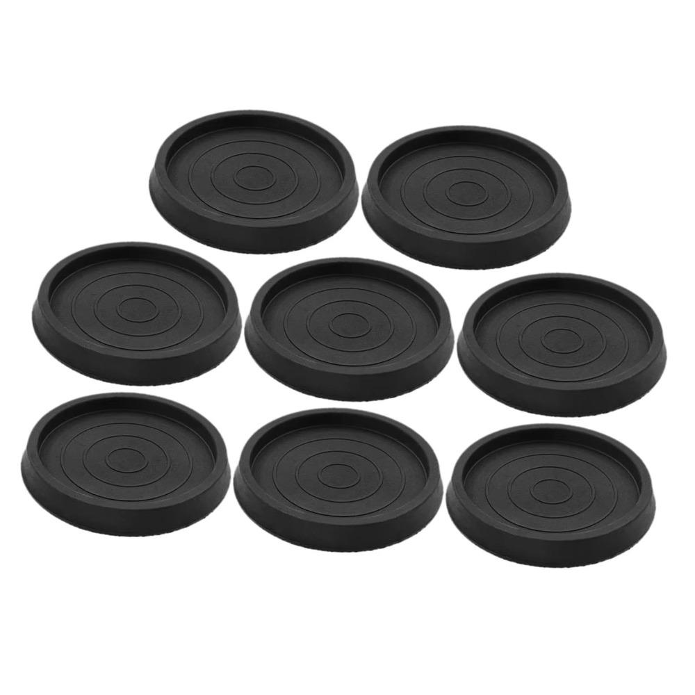 

Round Rubber Furniture Pads Anti-Skid Rubber Couch Stoppers Kitchen Dining Chairs чорний