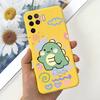 For OPPO A74 A94 Case CHP2219 CPH2203 Phone Cover Cute Duck Dinosaur Slim Matte Funda For OPPO A74 A 94 5G OPPOA74 CPH2197 Coque