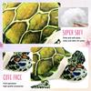 Athoinsu Realistic Stuffed Animal Sea Turtle Soft Plush Toy Ocean Life Tortoise Throw Pillow Birthday Plushie Gifts for Toddler Kids Boys and Girls,