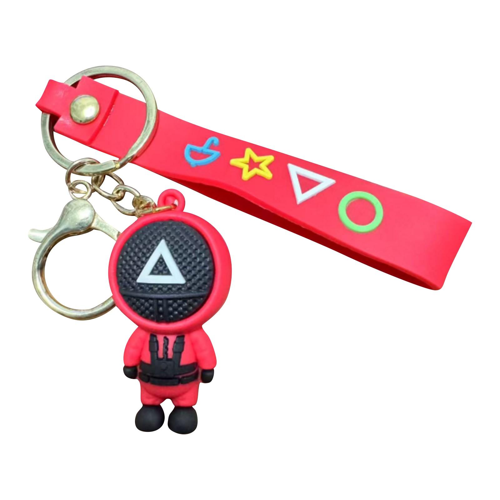 

Милый ручной ремешок карабин-лобстер подвесное кольцо машина красный сумка подвеска One Size