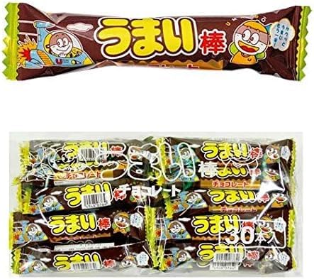 Yaokin Umaibo Chocolate 30 Pieces X 2 Bags (60 Pieces)