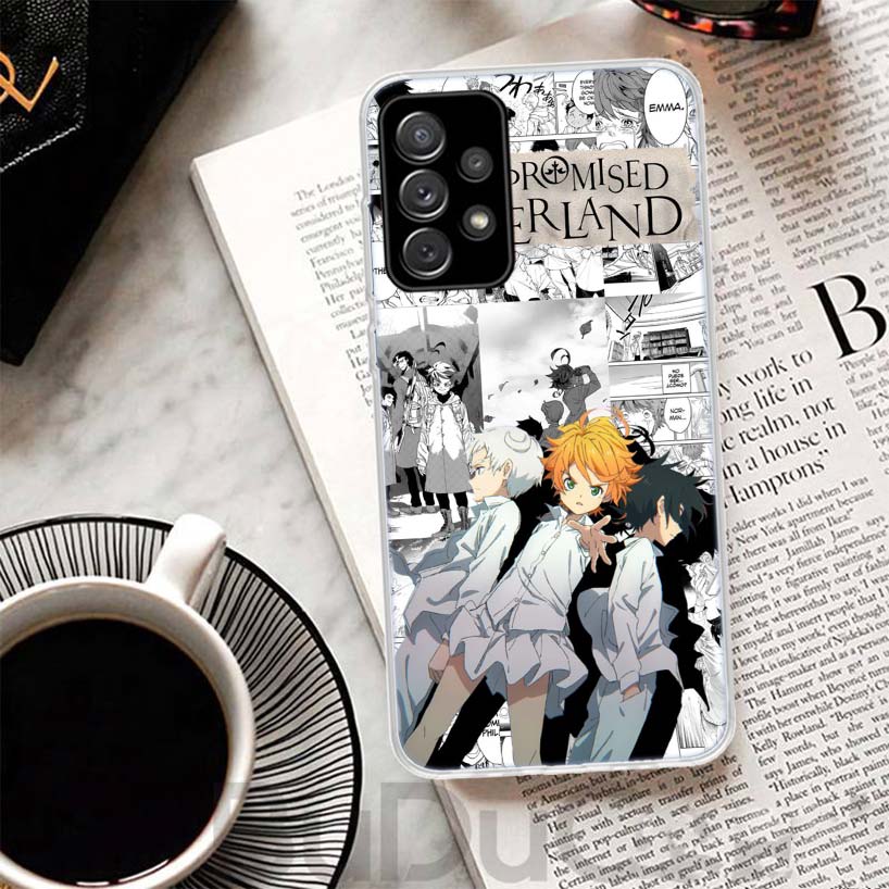 The Promised Neverland Anime Cover For Samsung Galaxy A52 A53 A12 A13 A72 A73 Phone Case A22 A23 A32 A33 A02S A03S A42 5G Print