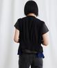 Peullabijeum Layered Knit Vest - Black