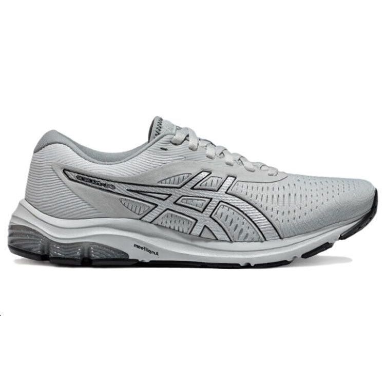 Asics Gel-Pulse 12 Comfortable Versatile Sports Fabric Synthetic Leather Low-Top Training Running Shoes Men Sneaker Gray 1011B729-021