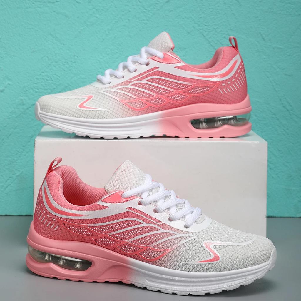 Sneakers Women Walking Shoes Womens Air Cushion Running Shoe Mesh Breathable Tennis Shoes