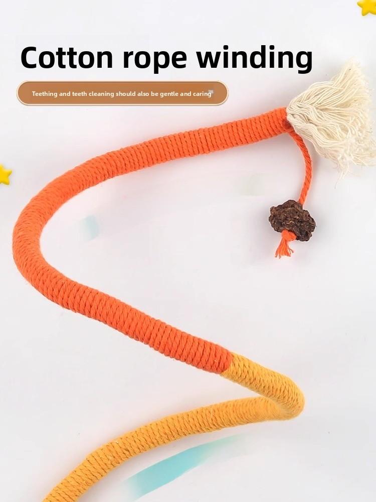 Toy Chew Rope Self Entertaining Teeth inding Play Sti Pet Supplies Biting Rope Toy for Kittens Interactive Toys for s