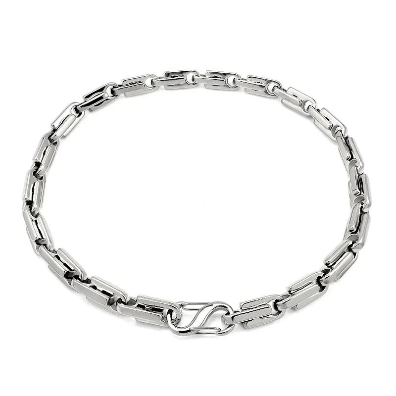 316L Stainless Steel Chunky Chain Necklace Set S Hoop Clasp Big Heavy Link Chain Choker Necklace Statement Cool for Men Women