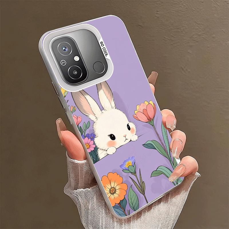Cute Cartoon Bunny Rabbit Shockproof Phone Case for Xiaomi Poco X7 X6 X5 X3 Pro F7 Ultra M8 Redmi 15C 15 14C 13C 12C 10C 13 12 1