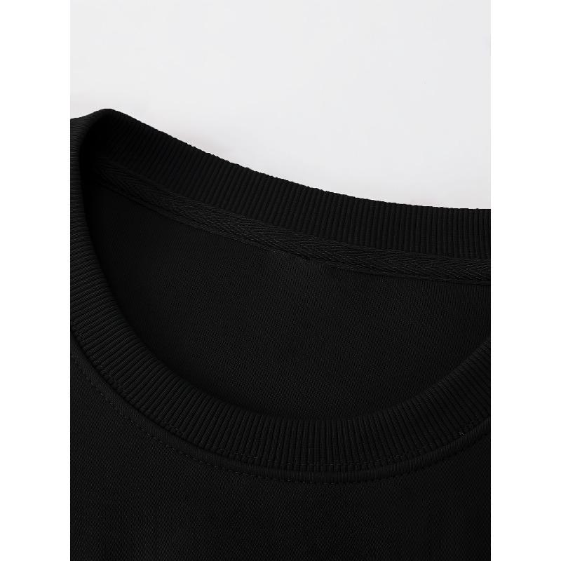 Men's Thorn-Entwined Cross Pattern Casual Crew Neck Sweatshirt