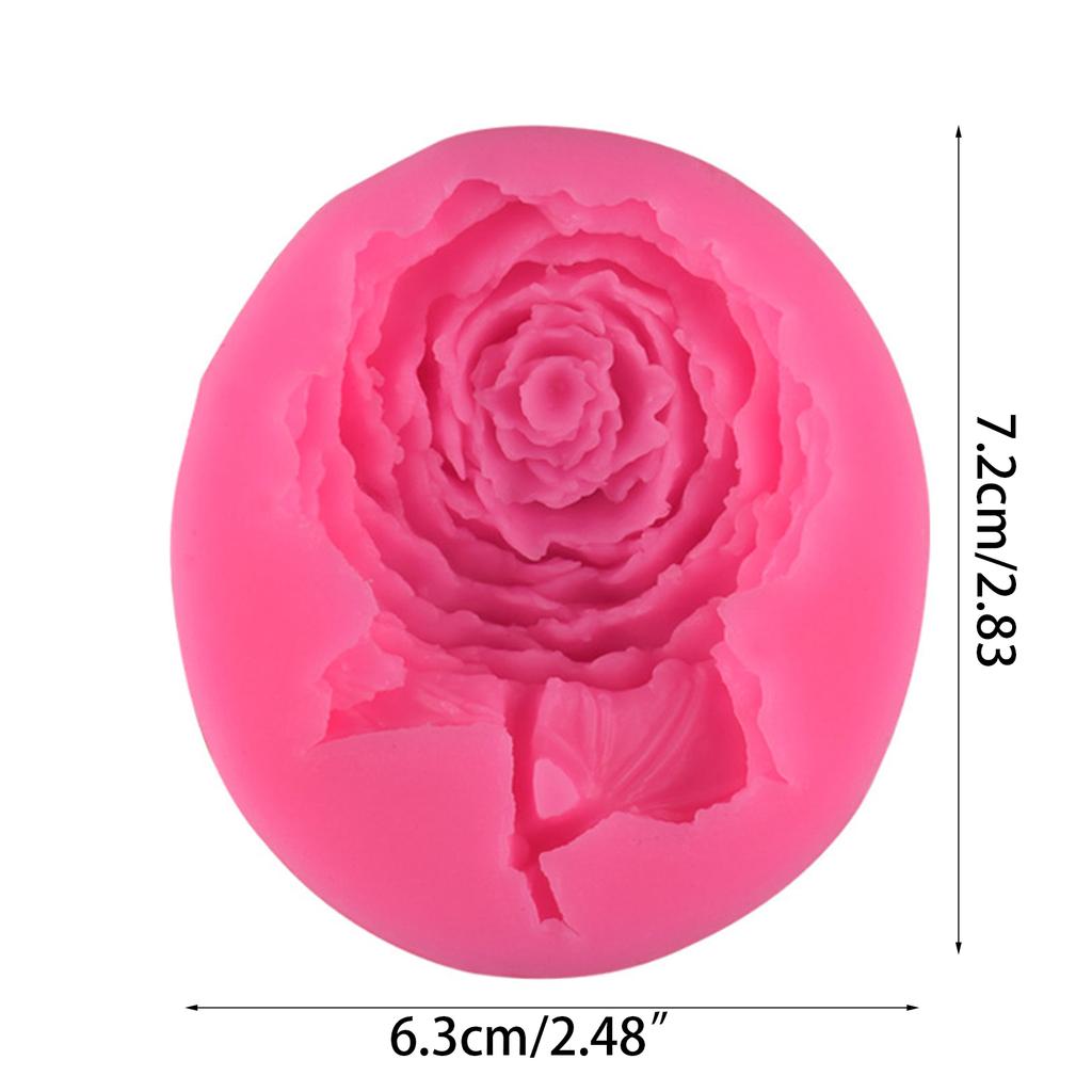 Silicone Chocolate Moulds Fondant Molds Rose Shaped Silicone Material Household