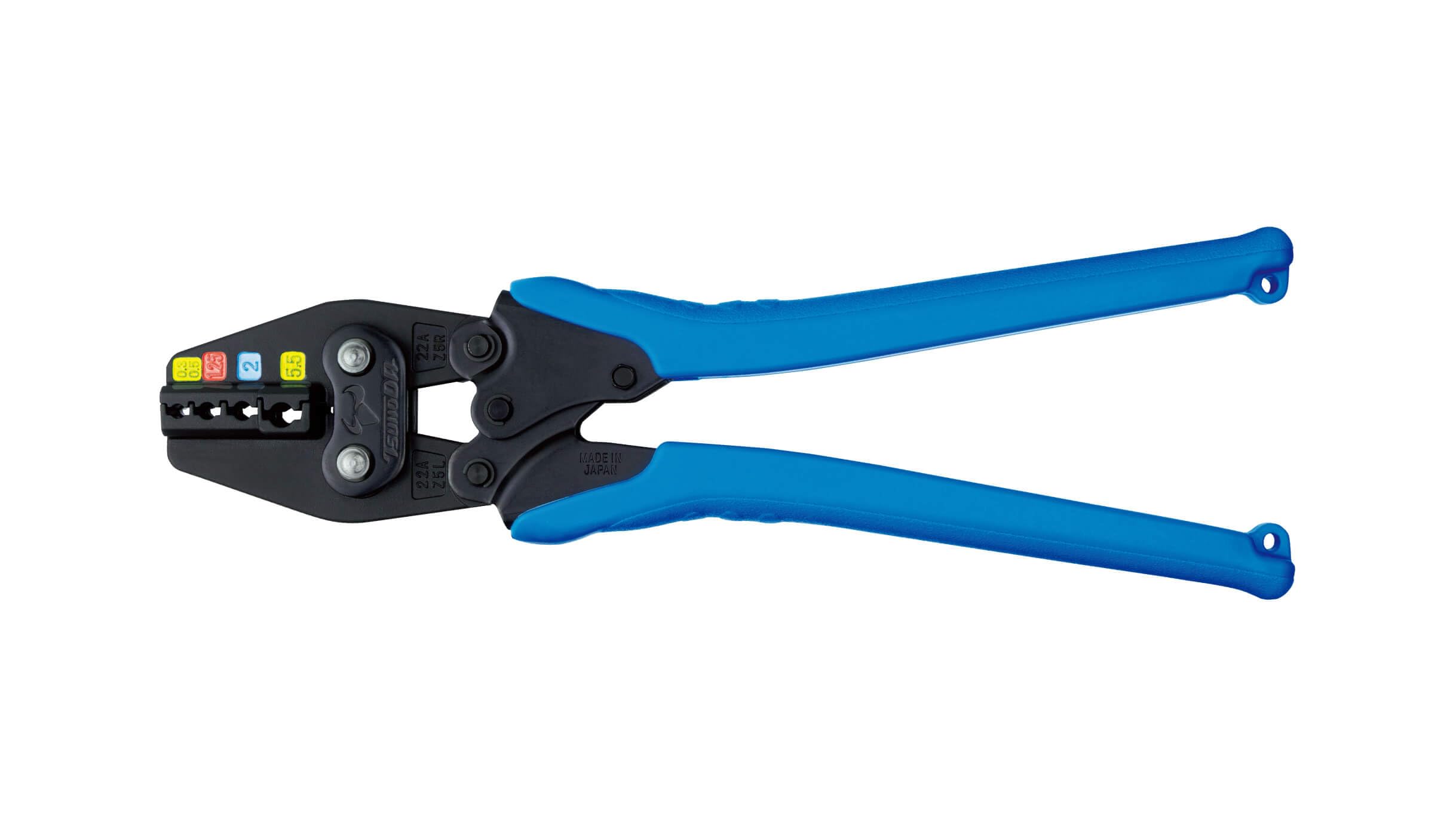 

Tsunoda Crimping Tool for Insulated Crimp Terminals and Made in Japan TPZ-5 Sleeves, синий