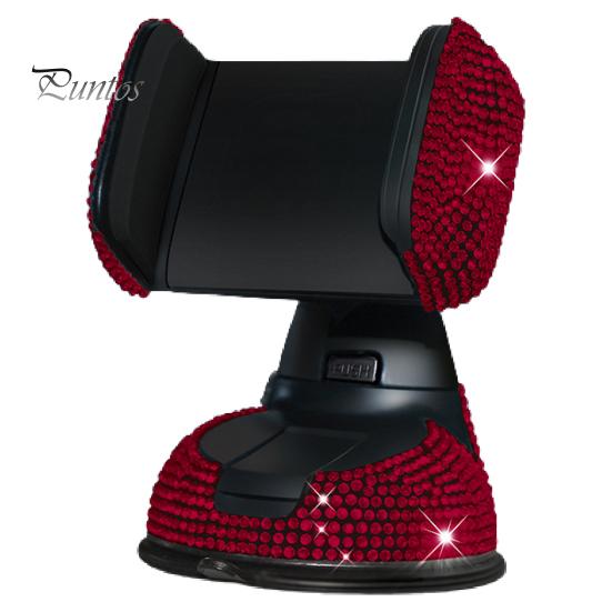 

Поддержка телефона, вращающаяся на 360 градусов декоративная подставка для мобильного телефона со стразами на приборной панели автомобиля для внедорожника красный