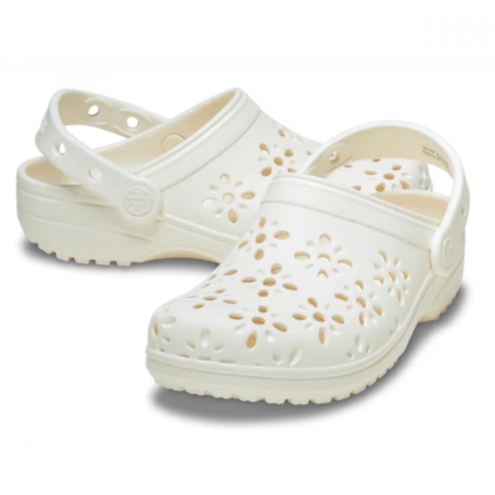 

Crocs Classic Floral Cut Out Clogs Kids 210943 0wv C11(175)
