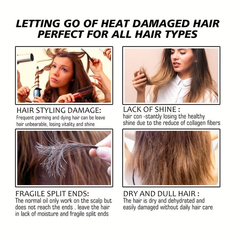 Keratin Intensive Feuchtigkeitsspendende Haarmaske – Macht das Haar weich und geschmeidig, Dauerwellen und Färben von geschädigtem, trockenem und krausem Haar – Professionelle Haarpflegecreme