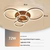 Nordic Modern LED Ceiling Lamp - Creative Round Design for Living Room, Study, Bedroom